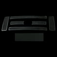 thumbnail image 2 of APS Compatible with Ford F-250 F-350 F-450 F-550 SD 2008-2010 Only fit OE grille with 6-holes Opening Stainless Steel Black Mesh Grille Insert Combo F77803H, 2 of 3