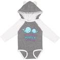 thumbnail image 3 of Inktastic My Cousin Whale-y Loves Me Boys or Girls Long Sleeve Baby Bodysuit, 3 of 5