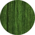 thumbnail image 1 of Ahgly Company Indoor Round Abstract Green Modern Area Rugs, 6' Round, 1 of 4