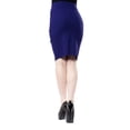 thumbnail image 2 of Bombshell Fitted Pencil Skirt in Blue - Med to XL, 2 of 3