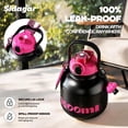 thumbnail image 4 of Sidagar 60 oz Black Stainless Steel Insulated Water Bottle with Straw and Handle, 4 of 8
