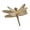 Gold-B, variant on EazyTech Simulation Mesh Glitter Pearl Christmas Tree Clip Ornament with Butterfly Dragonfly Decor Pendant Gifts for Holiday Party Wedding Decoration