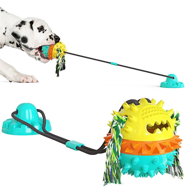 Alimentador Automático De Bola De Fuga Para Mascotas Antimordedura, Juguete Atractivo, Limpieza Bucal Para Mascotas sonducket PT001481-01