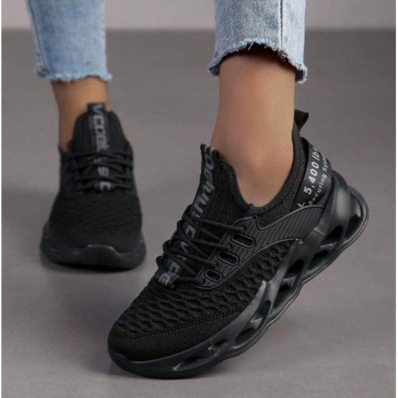 Unisex Breathable Running Sneakers, Cushioned Sole Lightweight Comfort Anti Slip Gym Workout Daily Walking Athletic Shoes