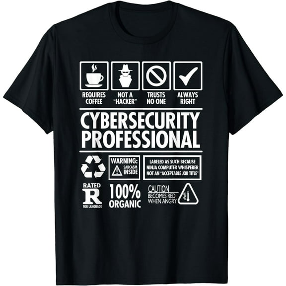 Cybersecurity Shirt Cyber Security Don't Click IT Hacker T-Shirt