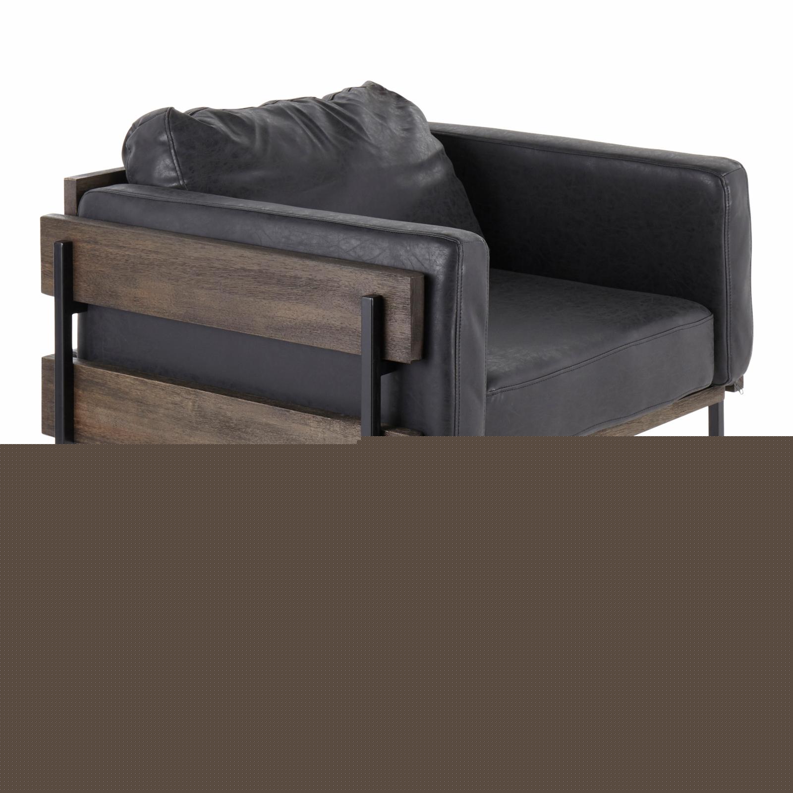 Lumisource Kari Faux Leather Accent Chair