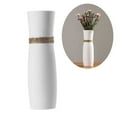thumbnail image 3 of Mutmorningal White Ceramic Flower Vase Room Dried Flower Vase Home Furnishings Decorations, 3 of 11