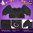thumbnail image 4 of Cat Halloween Costume - Halloween Bat Wings Pet Costumes for Small Dogs Cats Halloween Party, 4 of 7