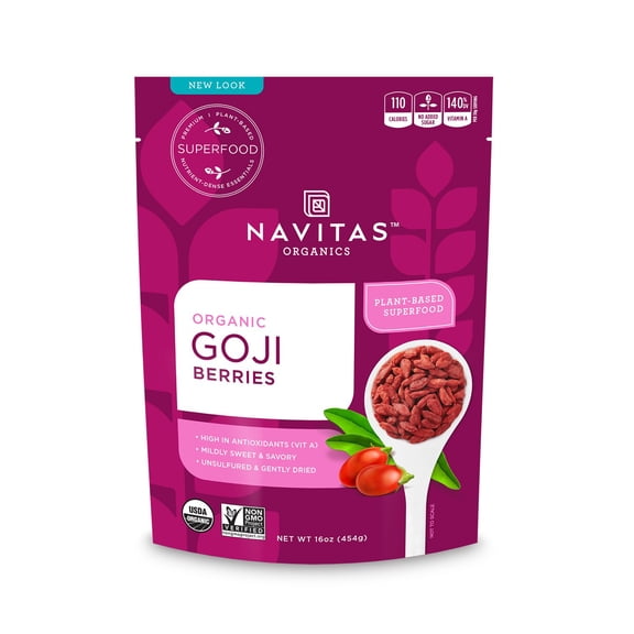 (Pack Of 1) Navitas Goji Berry Organic 16 Oz