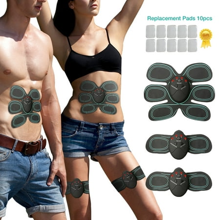 Muscle Toner, Abdominal Toning Belt, Abs Trainer Wireless Body Gym Workout Home Office Fitness Equipment For Abdomen Arm Leg Training Men &
