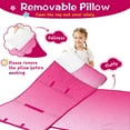 thumbnail image 3 of Pink Gradient Leopard Print Toddler Nap Mats for Kids Preschool,Sleeping Mat Bag or Kids,Toddler Sleeping Bag,Toddler Nap Mat or Daycare, 3 of 6