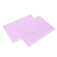 thumbnail image 3 of Loose Leaf Binding Cover, Plastic Flexible Colored Presentation Binding Cover Waterproof  For Replacement Light Green,Taro Purple,Rouge Pink, 3 of 8