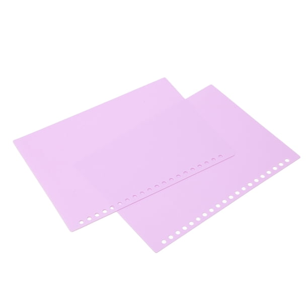 20 Hojas Funda de Encuadernación de Hojas Sueltas A5 20 Agujeros Plástico PP Flexible Estuche de Encuadernación de Presentación de Hojas Sueltas Fundas Protectoras para Papel ANGGREK Otros