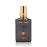 Stetson Black Cologne for Men, Woody, Dark and Spicy Scent, 1.5 Fl Oz
