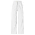 thumbnail image 1 of Daznico Women’s High Rise Corduroy Wide Leg Pants,Size XL, 1 of 6