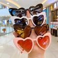 thumbnail image 6 of Costume Accessories Heart Glasses Boys Girls Heart Shaped Street Shooting Sunglasses Kids Sunglasses Children Sun Glasses BLACK, 6 of 8
