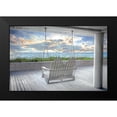thumbnail image 2 of Celebrate Life Gallery 14x11 Black Modern Framed Museum Art Print Titled - Swing At The Beach, 2 of 5