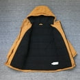 thumbnail image 5 of Otqutp Boys Winter Children's Hooded Cotton Jacket Outdoor Sports and Leisure Punching Jacket Padded and Thickened Warm Jacket Cotton Clothing(Yellow,90CM), 5 of 9