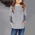thumbnail image 2 of Kids Boys Girls Toddlers Hoodie Long Sleeve Sweatshirt Pullover Casual Pocket Top Teen Girl Clothes, 2 of 4