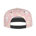 thumbnail image 4 of Fotbe Rabbit Sunflower Flat Bill Visor Cap Classic Snapback Hat Polyester Foam Trucker Hat Trucker Cap Adjustable Baseball Cap, 4 of 9