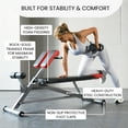 thumbnail image 4 of Finer Form Multi-Functional Bench for Full All-in-One Body Workout - Hyper Back Extension, Roman Chair, Adjustable Ab Sit up Bench, Decline Bench, Flat Bench, 4 of 10