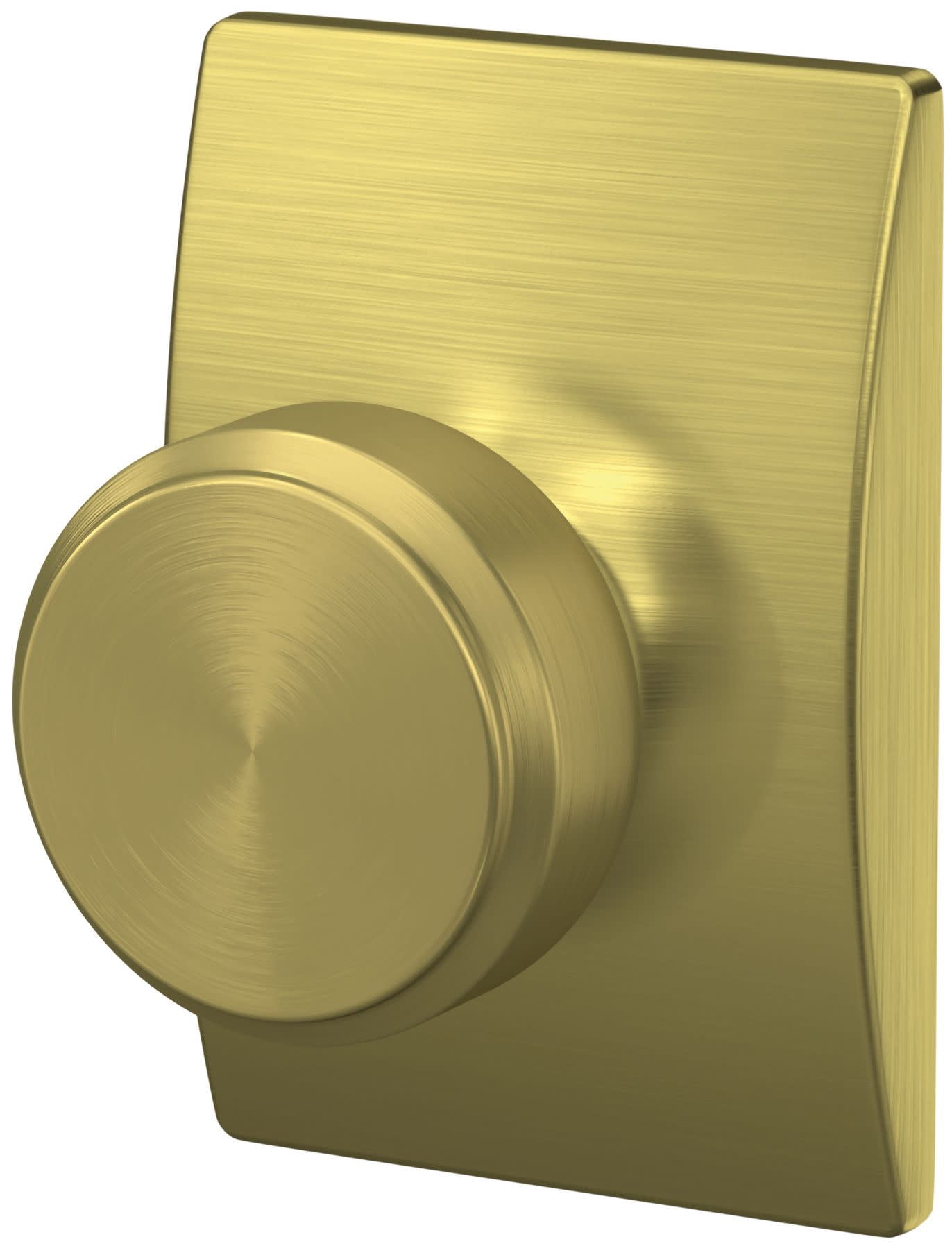 Schlage F10BWE622CEN Bowery Passage knob Matte Black