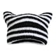 thumbnail image 1 of Gorro divertido con orejas Gorro de punto con orejas de gato Gorro de punto con orejas de gato Cuernos de diablo para niña, 1 of 4