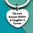 thumbnail image 2 of Mom Gift from Daughter Wedding Day Gift for Mother of Bride Mother Keychain Mom Appreciation Gift Thanksgiving Christmas Birthday Gift Mothers Day Keyring The Love Between Mother & Daughter is Forever, 2 of 4