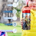 thumbnail image 5 of Insulated Water Bottle Zootopia Stainless Steel Cup with Covered Pop-Up Straw for Kids Pink, 5 of 8