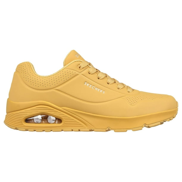 Tenis Hombre Skechers Uno Cómodo Urbano amarillo 26