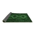 thumbnail image 2 of Ahgly Company Indoor Square Persian Emerald Green Traditional Area Rugs, 5' Square, 2 of 4