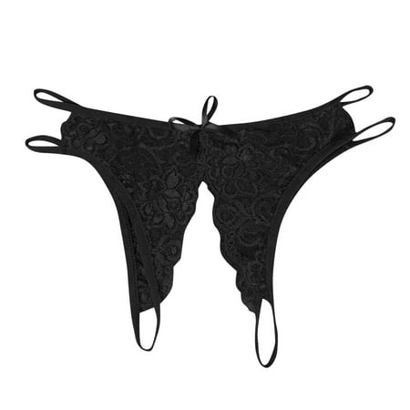 

Underwear Briefs for Women Seamless Bikini Lace Half Back Covering Panties