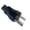 1, variant on IEC 320 C14 Male to C13 Female Power Plug Angled Power Cable Adapter Secure Connection For Tight Spaces