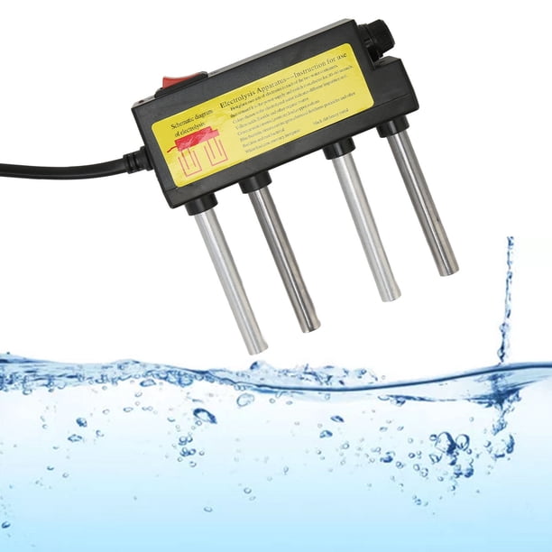 Electrolizador De Agua, Probador De Electrólisis De Rápida Con Fusible A Prueba De Fugas Y Máquina De Electrolitos De Barra De Hierro Para Pruebas