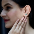 thumbnail image 6 of Rosec Jewels Real Emerald Cut Emerald Solitaire Stud Earrings - 1.3 Ct - AAA Quality - May Birthstone Earrings with Jewelry Box, 10K Yellow Gold, 6 of 8
