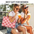 thumbnail image 5 of Large Capacity Tote Bag,Pioneer Flower Floral Print Pattern Handbag Fashion Luxury Tote Bag,15.7"x13"x 5.1" Inches,Laptop Compatible, 5 of 6