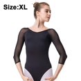 thumbnail image 1 of Ropa de práctica de baile de ballet, leotardos de manga corta para mujer, monos, trajes de gimnasia para adultos ShuxiuWang 8390612488146, 1 of 1