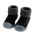 thumbnail image 1 of 0-4T Baby Toddler Kids Thickened Socks Shoes Winter Super Warm Rubber Boots Sneakers Indoor Floor Shoes, 1 of 6