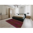 thumbnail image 4 of Ahgly Company Indoor Rectangle Patterned Saffron Red Area Rugs, 5' x 7', 4 of 6