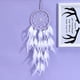 thumbnail image 4 of Atrapasueños pequeño Atrapasueños Adorno de macramé Adorno de macramé de pared Atrapasueños indio Atrapasueños Campana de viento Atrapasueños de grava hecho a mano Colgante Campana colgante de pared, 4 of 5