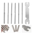 thumbnail image 3 of 3 Pairs Cable Railing Kit 1/8 Inch Deck Cable Railing 100mm Swage Lag Screw, 3 of 9