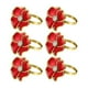 thumbnail image 5 of Flower Napkin Rings, Elegant Napkin Holders for Paper Napkins and Table Cloths Set of 6, B, 5 of 5