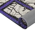 thumbnail image 3 of Tapis de Zone Abstrait Violet, 3 of 9