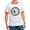 Red/White, variant on - Trigram Symbol Ringer T - 100% Cotton Ringed T-Shirt