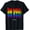 84744-Black, variant on Be You Be Proud LGBTQ Pride Rainbow | Lesbian Gay LGBT Ally T-Shirt