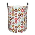 thumbnail image 1 of Fotbe Colorful Donuts Cesto de Ropa con Asas, Cesto Impermeable de Gran Capacidad, Bolsa de Lavado para Dormitorio, Cesto de Ropa con Ruedas y Asas-Medium, 1 of 6