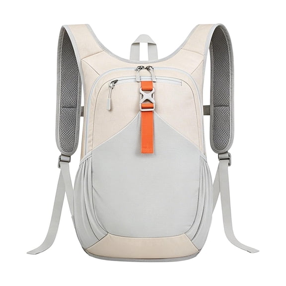 FUZHIQ Small Hiking Backpack for Men Women Foldable Packable Back Pack Ultralight Hiking Daypack for Travel Camping Outdoor, Beige