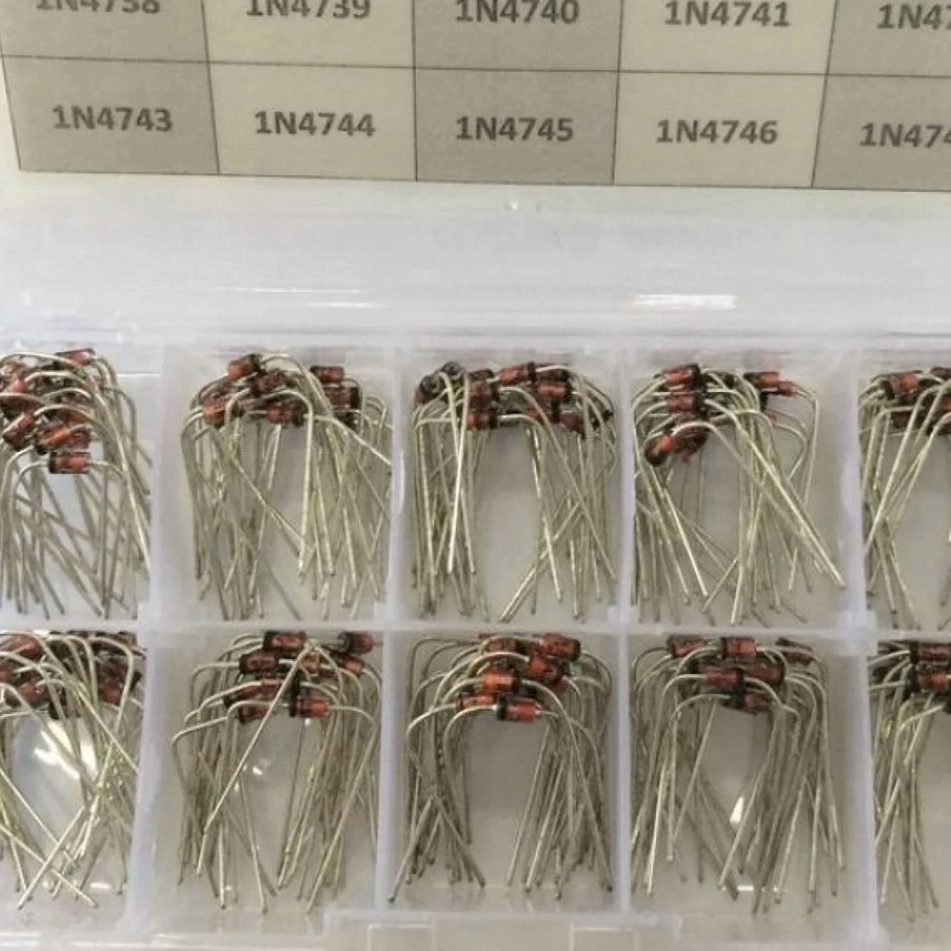 CIRCLE- 200Pcs/Box 8.2V~22V/1W 10*20 Values 1W Zener Diode Assorted Kit 1N4738~1N4748 L