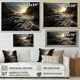 thumbnail image 4 of Designart "Rocky Beach in a Photo I" Nautical & Beach Canvas Art Print, 4 of 5