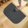 thumbnail image 4 of Indoor Doormat Front Door Mat,Low-Profile Machine Washable Kitchen Rug, Absorbent Mud Half Round Entrance Mat for Outdoors, Entryway, Patio, Bedroom, 4 of 7